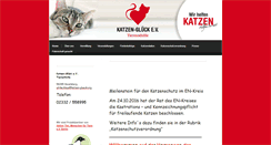 Desktop Screenshot of katzen-glueck.org